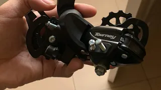 Installing Shimano Tourney RD for my XC bike