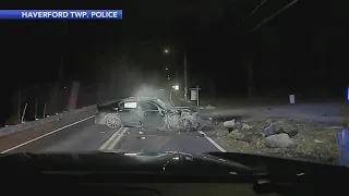 CAUGHT ON VIDEO: Mail theft suspects lead police on chase; 3 arrested after crash