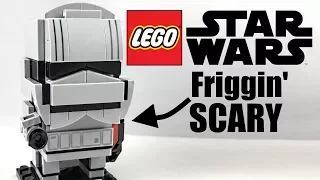 Scariest LEGO Brick Headz set yet - LEGO Star Wars Captain Phasma review!