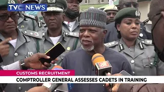 Recruitment: Comptroller General Of Customs Assesses Cadets In Training