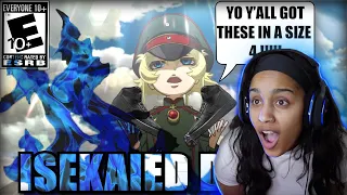 NON ANIME FAN REACTS TO TANYA THE ISEKAIED DEMON | CJDACHAMP REACTION