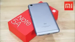 Xiaomi Redmi Note 5A Распаковка и первое впечатление