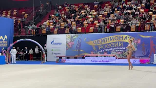 Arina Averina - Clubs Russian Championship 2021 AA 29.50