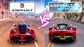 Asphalt 9 VS Asphalt Nitro 2 | Direct Comparison (Tutorial Level)