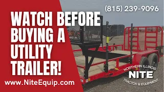 WATCH THIS Before Buying a Utility Trailer
