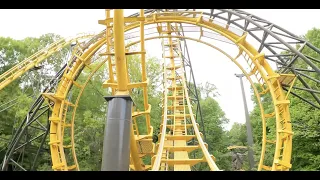 Loch Ness Monster POV | First Roller Coaster With INTERLOCKING LOOPS! | Busch Gardens Williamsburg