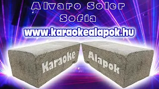 Alvaro Soler Sofia karaoke (demo) www.karaokealapok.hu