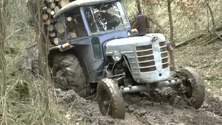 Tractor Zetor 3011 in action - part two - stuck in the mud