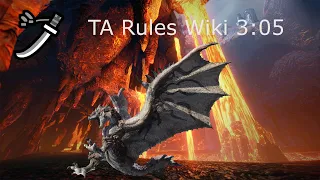 Monster Hunter Rise Rathalos Long Sword Solo TA Rules 3:05