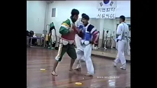 Тхэквондо - Тренировки в Корейской школе. 1997 год