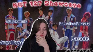 NCT 127 Showcase A Night of Festival (Parade + Love is a Beauty + Angel Eyes + Title Remix) REACTION