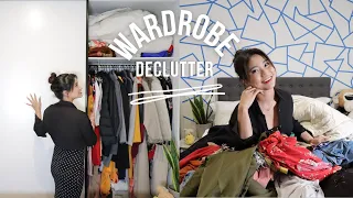 Declutter my wardrobe with me // Getting ready for the big move | MOVING VLOG 🏡