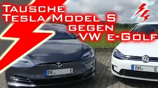 Tausche Tesla Model S gegen VW e-Golf + CCS Laden bei Kaufland + Gedanken zum ID.3