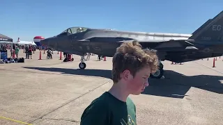 Wings Over Houston Airshow 2023 F35 Lightning II, Air Force F16 Thunderbirds, B17, B25, Mustang P51