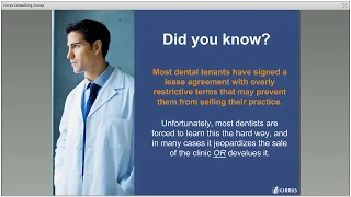 Webinar: Can the Dental Office Lease Prevent You From Selling Your Practice?