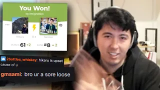 I BEAT HIKARU & made his viewers RAGE!