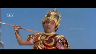 Dr. Rajkumar Destroys Enemies and Dies In War | Climax Scene Of Huliya Halina Mevu Kannada Movie