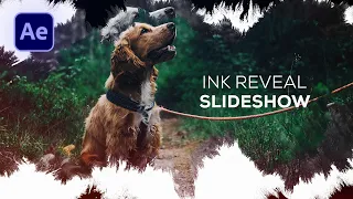 Ink Reveal Slideshow Animation in After Effects | After Effects Tutorial (Free Project)
