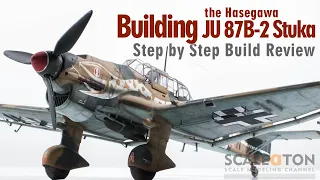 Building The Hasegawa JU 87-B2 Stuka Scale Model Aircraft