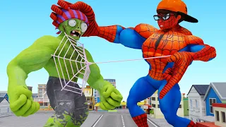 Scary Teacher 3D SpiderNick vs Zombie and vs Siren Head Tani Troll Miss T Animation