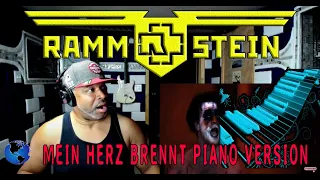 Rammstein   Mein Herz Brennt, Piano Version Official Video - Producer Reaction
