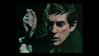 Barnabas Collins attempts to destroy the Leviathan box, but instead gets attacked by a rubber bat
