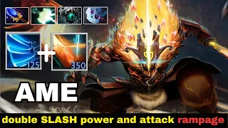 AME [Juggernaut] double SLASH power and fury rampage dota 2 #dota2 #AME #juggernaut