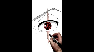 How To Draw Kakashi's Mangekou Sharingan Eye #Shorts