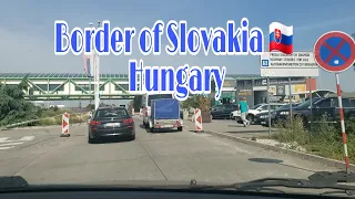 Border ng Hungary  🇭🇺 and Slovakia