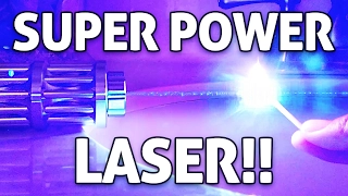 SUPER POWERFUL 5,000mW Handheld LASER!! Hands-on Burning Experiments!
