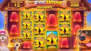 ALL IN В DOG HOUSE MEGAWAYS! ЗАНОС 500X ЗА СПИН! ЗАКРЫЛ СИНИХ СОБАК В ДОГ ХАУС МЕГАВЕЙС!