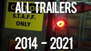 All FNAF Trailers 2014 - 2021 FNAF 1 to FNAF 9 SECURITY BREACH