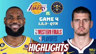 Los Angeles Lakers vs Denver Nuggets Game 4 Full Game Highlights Part 2 | Playoff 2023 West Finals