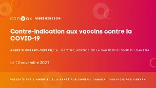Webémission –  Contre-indication aux vaccins contre la COVID-19