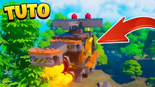 TUTO HELICOPTERE FONCTIONNEL SUR LEGO FORTNITE !!