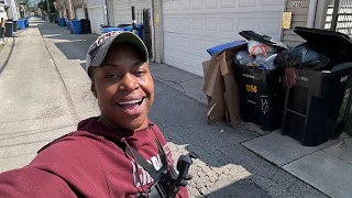 Dumpster Diving | LOOK at all of this stuff on RICH Neighborhood TRASH DAY!!! Yeah…Buddy! 🤑🤑