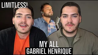 His Voice Is Limitless! | Twin Musicians REACT | Gabriel Henrique - My All (Mariah Carey)