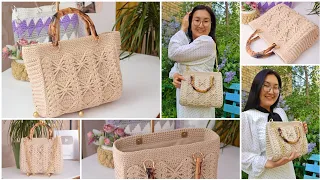 Dream Handbag This incredible three-dimensional pattern is crocheted with one detail Step-by-step