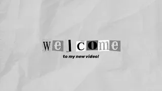 Aesthetic/Cute Intro & Outro Template | No Text | FREE FOR USE 2023