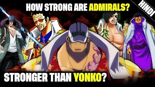 How Strong are Admirals ? | One Piece | Anime hub #onepiece