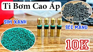 Phụ kiện sửa chữa bơm cao áp pcp | Ti bơm cao áp sim xanh chịu nhiệt tốt | Bán lẻ sim xanh - sécmăng