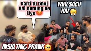 Aarti Fokats & Arsu ke liye bhoj hai 😡| Altu faltu shocking reaction😳Prank video | Aarti vlogs|