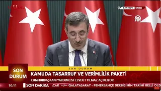 "Kamuda Tasarruf ve Verimlilik Paketini" açıklanıyor #CANLI