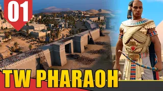 Guerras no Egito Antigo - Total War Pharaoh Ramses #01 [Gameplay PT-BR]