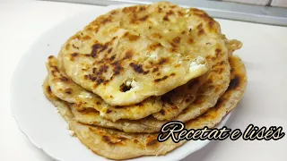 Gyzleme, recetë turke, byrek me djathë të skuqura në tigan ✓ Recetat e Lisës