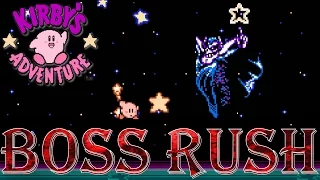 Kirby's Adventure - All Bosses & Ending (No Damage)