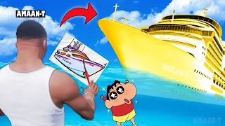 GTA 5 But Whatever SHINCHAN and FRANKLIN Draw Comes To LIFE! | Everything Draw Turns Real