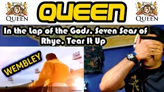 Queen (Wembley) - In the Lap of the Gods, Seven Seas of Rhye & Tear It Up - first time reaction.