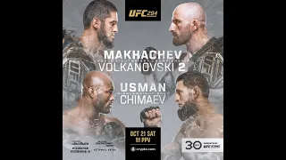 UFC 294| Islam Makachev vs Alexander Volkanowski2 |Kamaru Usman v Khamzat Chimaev Predictions(Hindi)