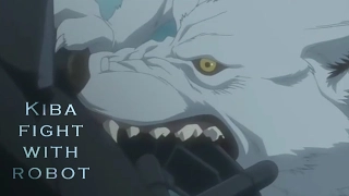 Wolfs Rain - Kiba fight with robot (Scene HD)